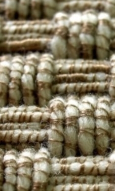 ALFOMBRA DE LANA NUDO GRUESO BEIGE